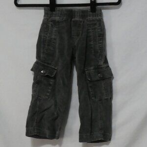 WOODLAND RUGGED WEAR | size 3 | Grey Corduroy Cotton Cargo Pants